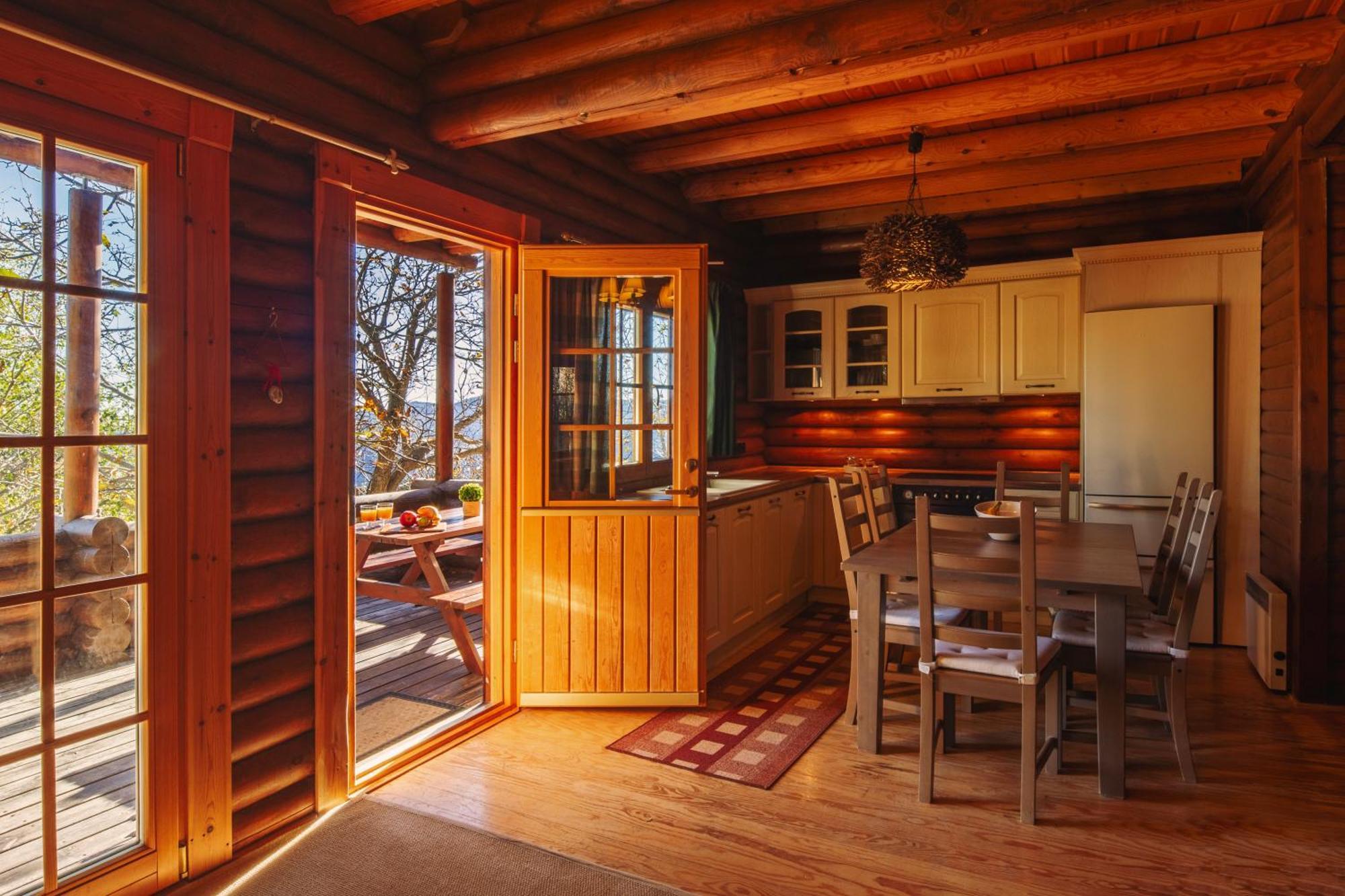 Paradise Chalet Ano Trikala Eksteriør bilde